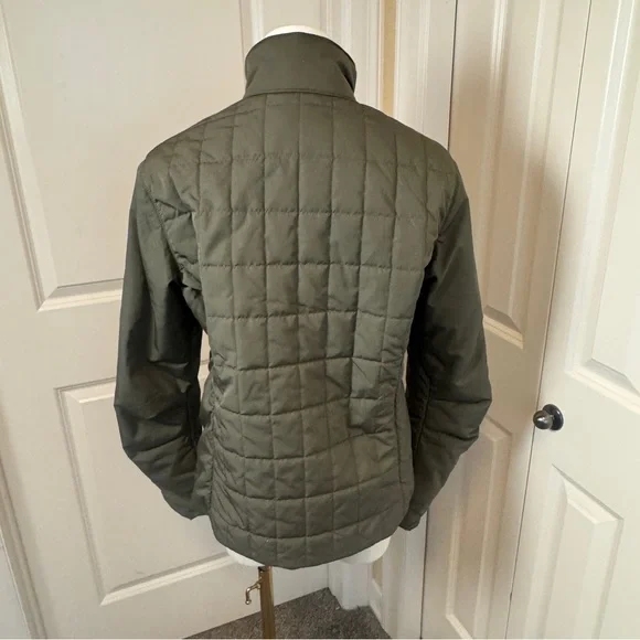 Aether Alta Quilted Jacket Discovery Olive Green Women’s Medium 3 Zip Coat - Picture 4 of 13